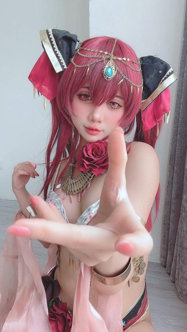    PoppaChan - Marine Houshou 宝钟玛琳COS诱惑大尺度私房照 [109P]第18张图片