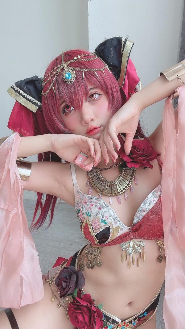    PoppaChan - Marine Houshou 宝钟玛琳COS诱惑大尺度私房照 [109P]第19张图片