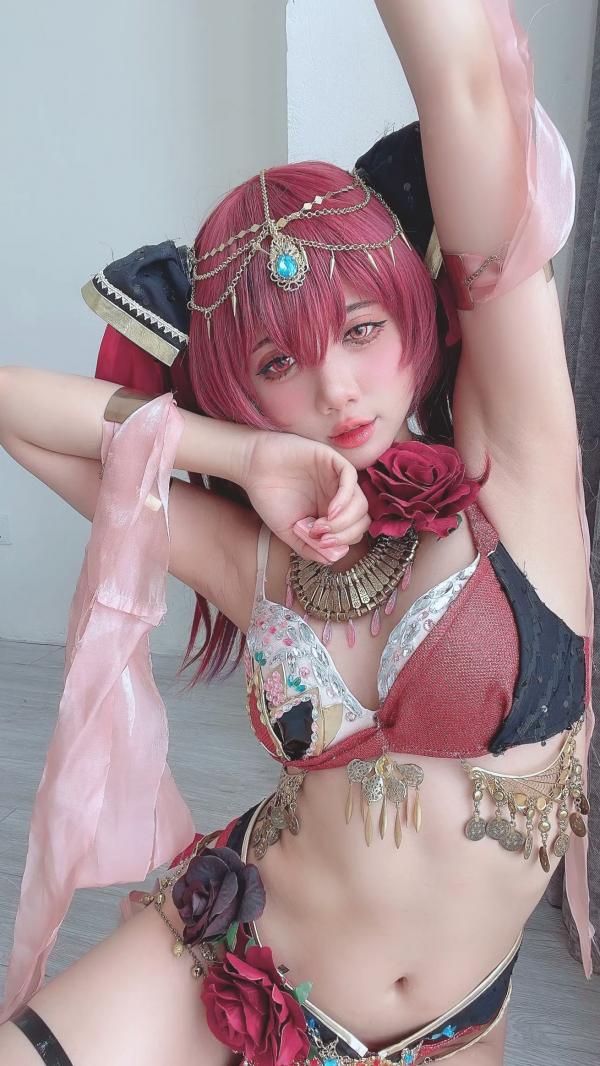    PoppaChan - Marine Houshou 宝钟玛琳COS诱惑大尺度私房照 [109P]第20张图片