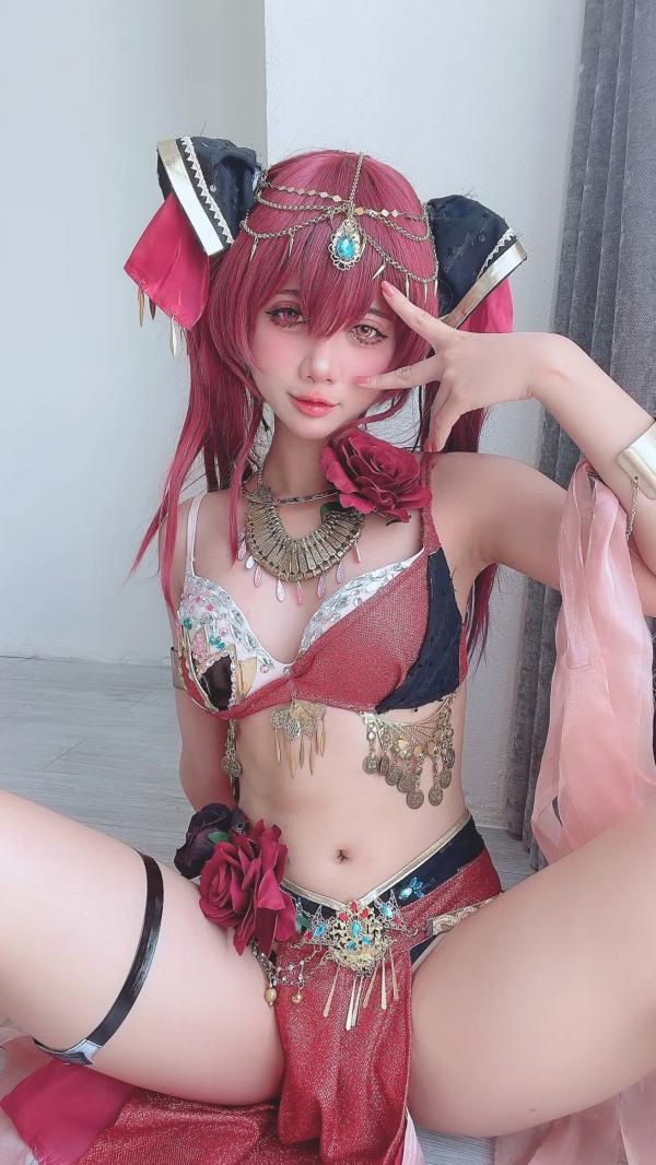    PoppaChan - Marine Houshou 宝钟玛琳COS诱惑大尺度私房照 [109P]第27张图片