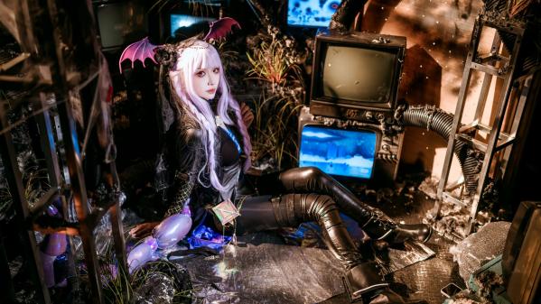    源纱希喵喵喵 - 明日方舟狮蝎COSPLAY废墟暗黑废土风精美套图 [23P]第3张图片