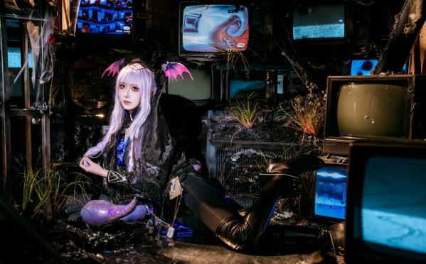    源纱希喵喵喵 - 明日方舟狮蝎COSPLAY废墟暗黑废土风精美套图 [23P]第9张图片