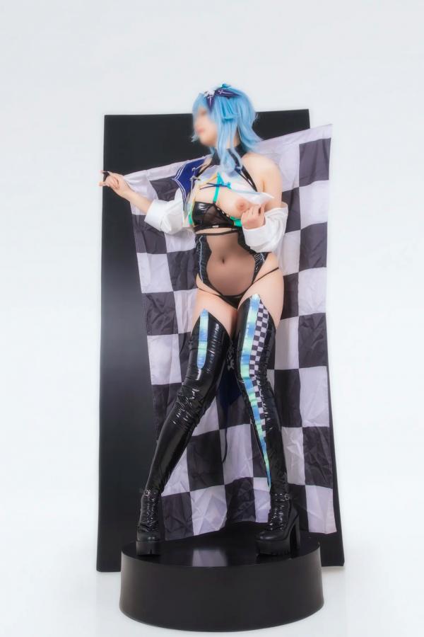    Hokunaimeko北乃芽子优菈赛车女郎Cosplay、黑丝连体、大胆私房、性感大尺度写真全集第4张图片