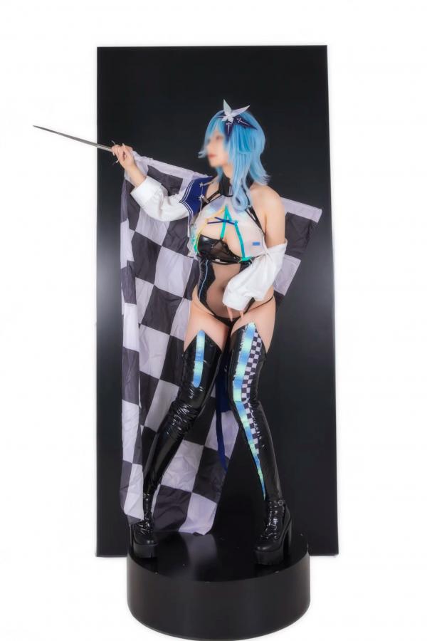    Hokunaimeko北乃芽子优菈赛车女郎Cosplay、黑丝连体、大胆私房、性感大尺度写真全集第6张图片