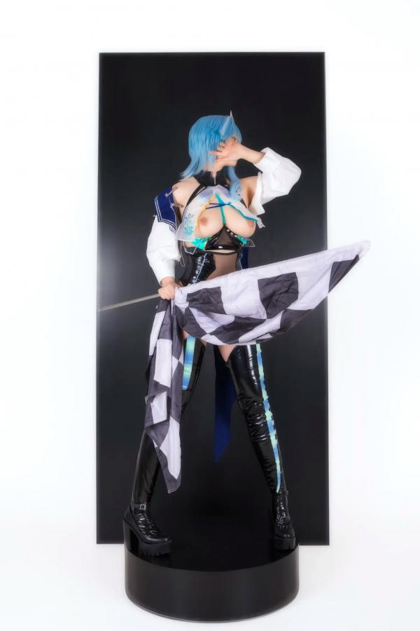    Hokunaimeko北乃芽子优菈赛车女郎Cosplay、黑丝连体、大胆私房、性感大尺度写真全集第9张图片