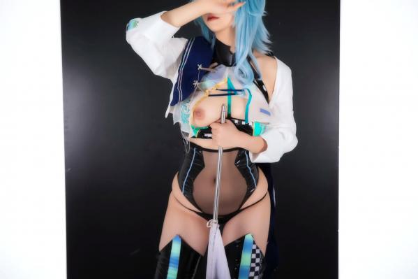    Hokunaimeko北乃芽子优菈赛车女郎Cosplay、黑丝连体、大胆私房、性感大尺度写真全集第12张图片