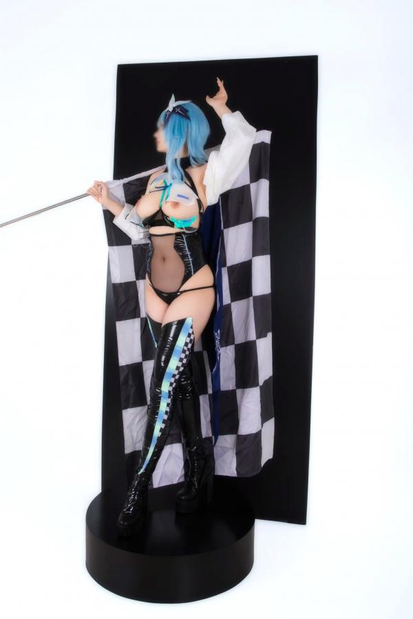    Hokunaimeko北乃芽子优菈赛车女郎Cosplay、黑丝连体、大胆私房、性感大尺度写真全集第15张图片