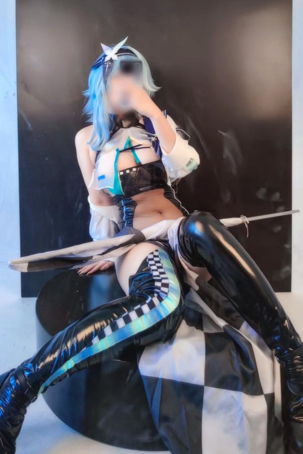    Hokunaimeko北乃芽子优菈赛车女郎Cosplay、黑丝连体、大胆私房、性感大尺度写真全集第30张图片