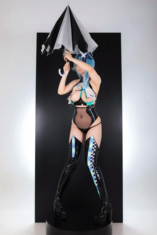    Hokunaimeko北乃芽子优菈赛车女郎Cosplay、黑丝连体、大胆私房、性感大尺度写真全集第45张图片