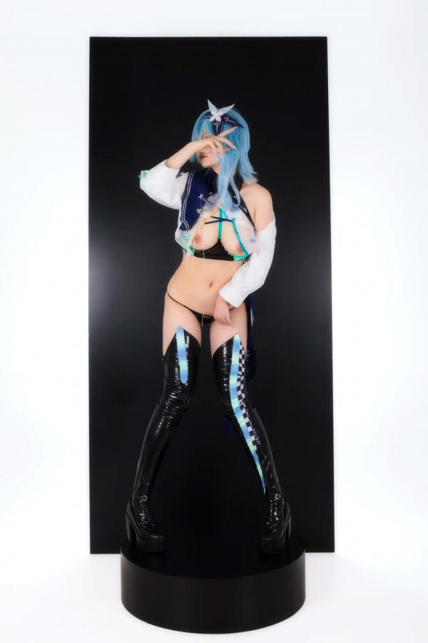    Hokunaimeko北乃芽子优菈赛车女郎Cosplay、黑丝连体、大胆私房、性感大尺度写真全集第48张图片