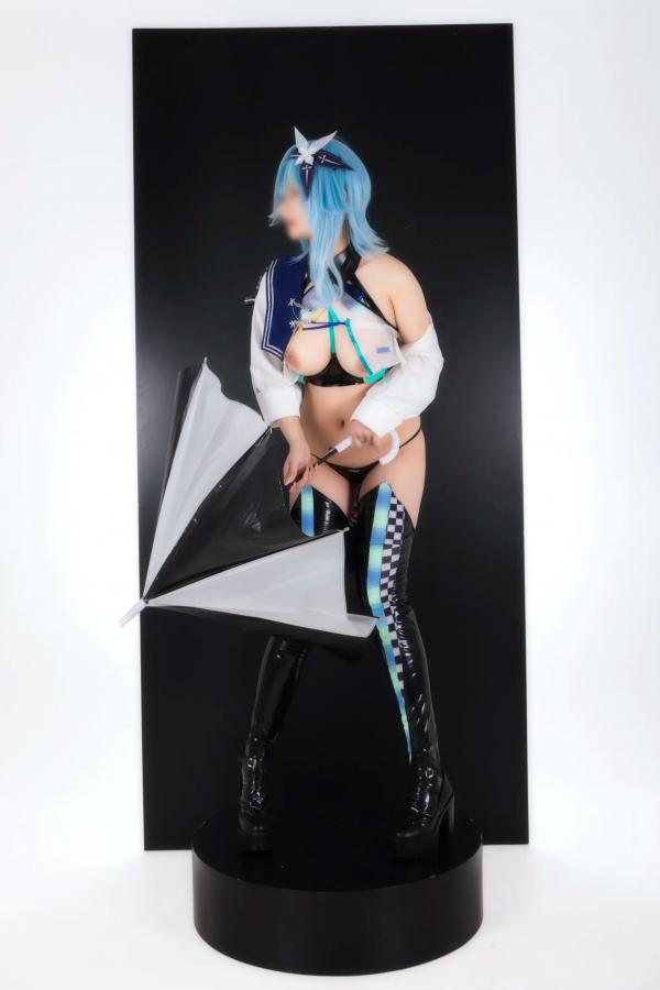   Hokunaimeko北乃芽子优菈赛车女郎Cosplay、黑丝连体、大胆私房、性感大尺度写真全集第50张图片