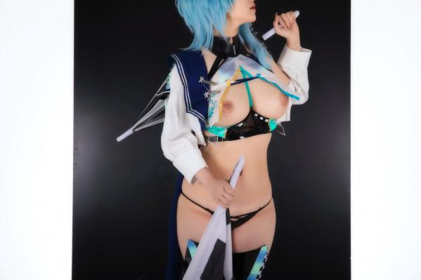    Hokunaimeko北乃芽子优菈赛车女郎Cosplay、黑丝连体、大胆私房、性感大尺度写真全集第56张图片
