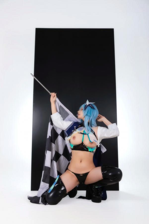    Hokunaimeko北乃芽子优菈赛车女郎Cosplay、黑丝连体、大胆私房、性感大尺度写真全集第66张图片