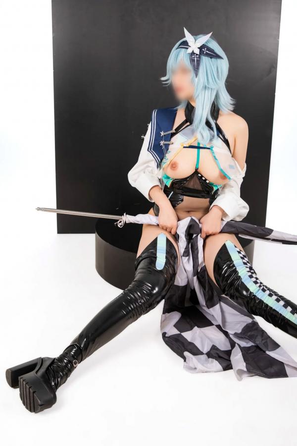    Hokunaimeko北乃芽子优菈赛车女郎Cosplay、黑丝连体、大胆私房、性感大尺度写真全集第69张图片