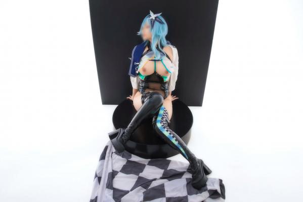    Hokunaimeko北乃芽子优菈赛车女郎Cosplay、黑丝连体、大胆私房、性感大尺度写真全集第88张图片