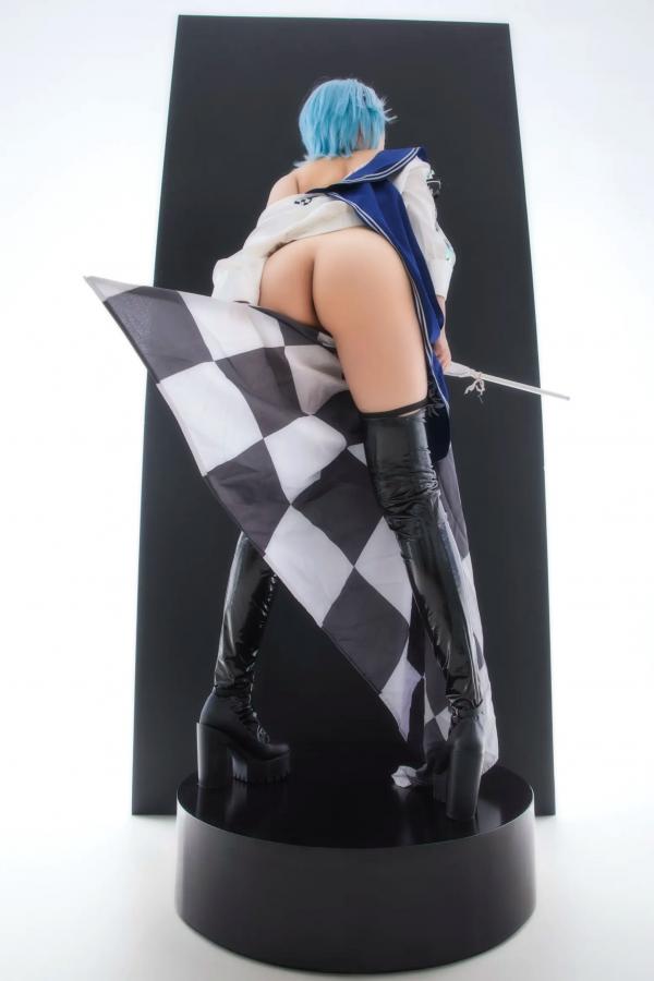    Hokunaimeko北乃芽子优菈赛车女郎Cosplay、黑丝连体、大胆私房、性感大尺度写真全集第97张图片