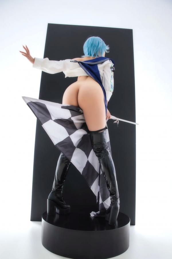    Hokunaimeko北乃芽子优菈赛车女郎Cosplay、黑丝连体、大胆私房、性感大尺度写真全集第98张图片