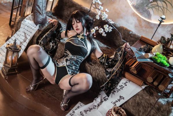    阿薰kaOri - 如烟 [94P] 改良旗袍古风私房照，国风韵味与极致性感完美结合，高冷气质女神制服诱惑系列第8张图片