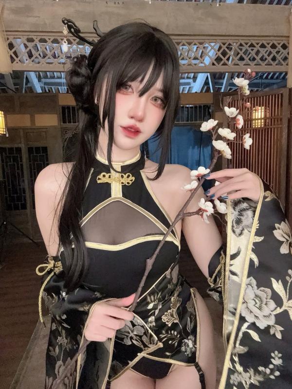    阿薰kaOri - 如烟 [94P] 改良旗袍古风私房照，国风韵味与极致性感完美结合，高冷气质女神制服诱惑系列第81张图片