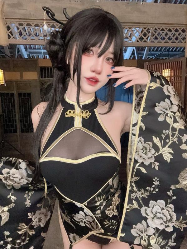    阿薰kaOri - 如烟 [94P] 改良旗袍古风私房照，国风韵味与极致性感完美结合，高冷气质女神制服诱惑系列第84张图片