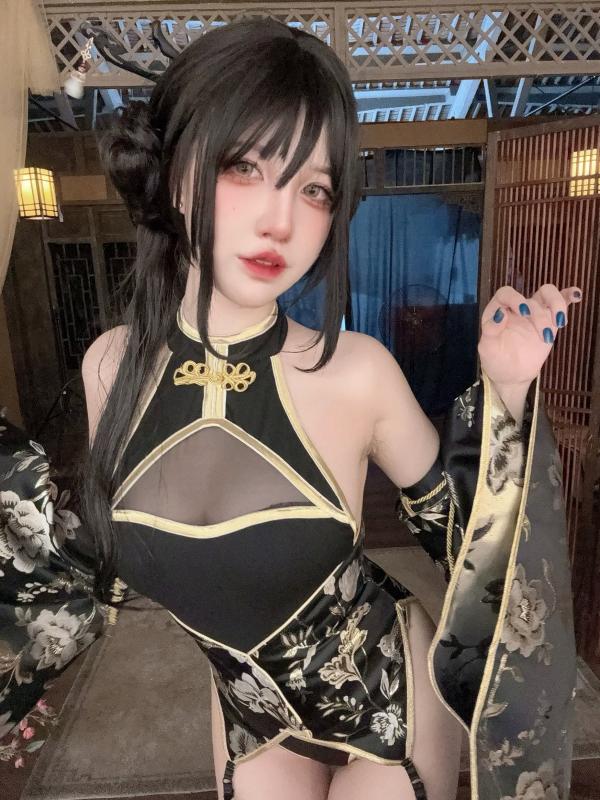    阿薰kaOri - 如烟 [94P] 改良旗袍古风私房照，国风韵味与极致性感完美结合，高冷气质女神制服诱惑系列第94张图片