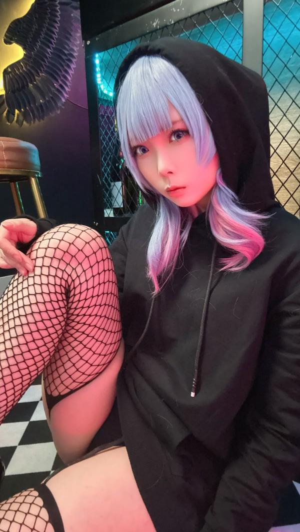    Maou Mo - Rabbit Miku 兔女郎角色扮演写真，漆皮连体装配渔网袜，绝美镜面自拍，性感二次元少女风主题 [57P]第26张图片