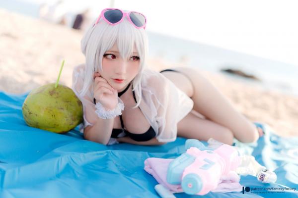    Fantasy-Factory-小丁Ding-天狼星-比基尼-动漫角色扮演海边写真-COSPLAY美图第27张图片