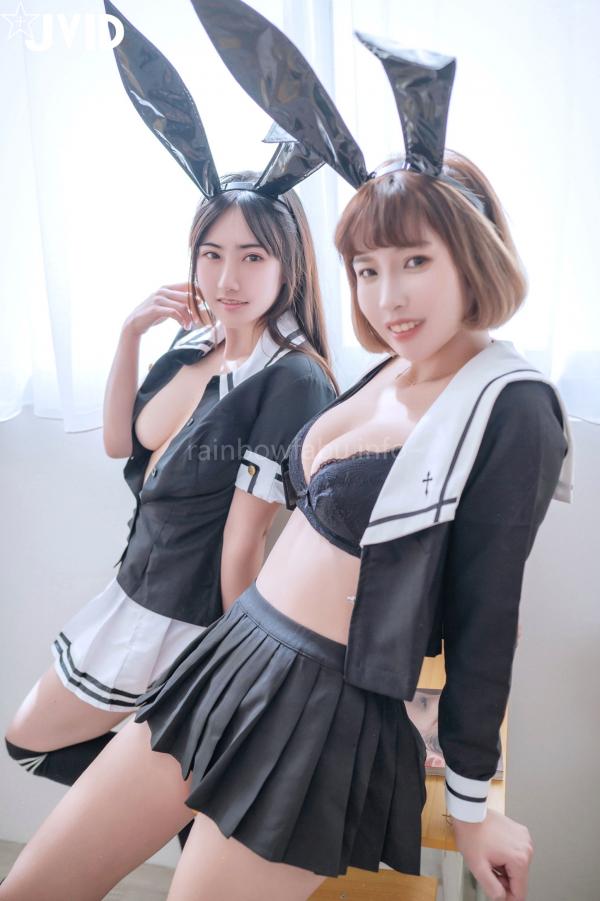    JVID-果宝宝-叶思敏-淫欲の萌兔学园-watermark第28张图片