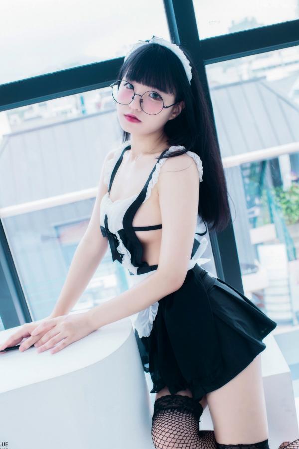    韩国美女Jenny 정제니“WHITE”系列写真，清纯可爱女仆与居家私房，百变角色扮演，演绎极致童颜魅力。第13张图片