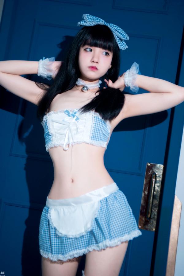    韩国美女Jenny 정제니“WHITE”系列写真，清纯可爱女仆与居家私房，百变角色扮演，演绎极致童颜魅力。第47张图片