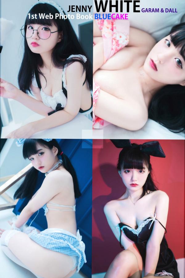    韩国美女Jenny 정제니“WHITE”系列写真，清纯可爱女仆与居家私房，百变角色扮演，演绎极致童颜魅力。第99张图片