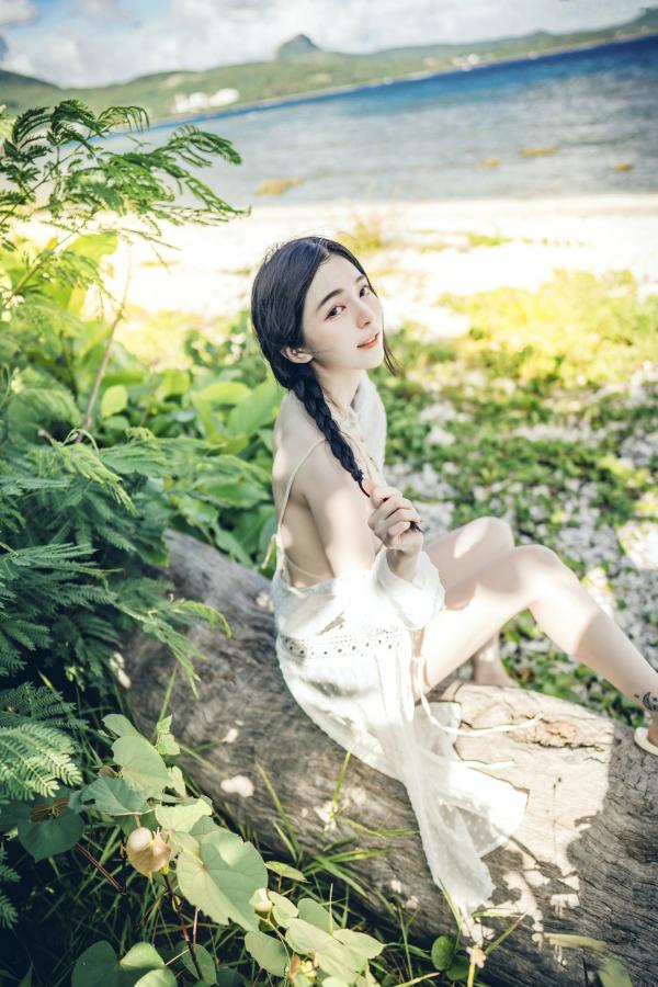    JVID-辰辰-绝美户外写真-比基尼海滩度假-清新可爱与性感诱惑并存-生日特别呈现第48张图片