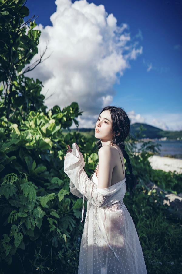    JVID-辰辰-绝美户外写真-比基尼海滩度假-清新可爱与性感诱惑并存-生日特别呈现第55张图片