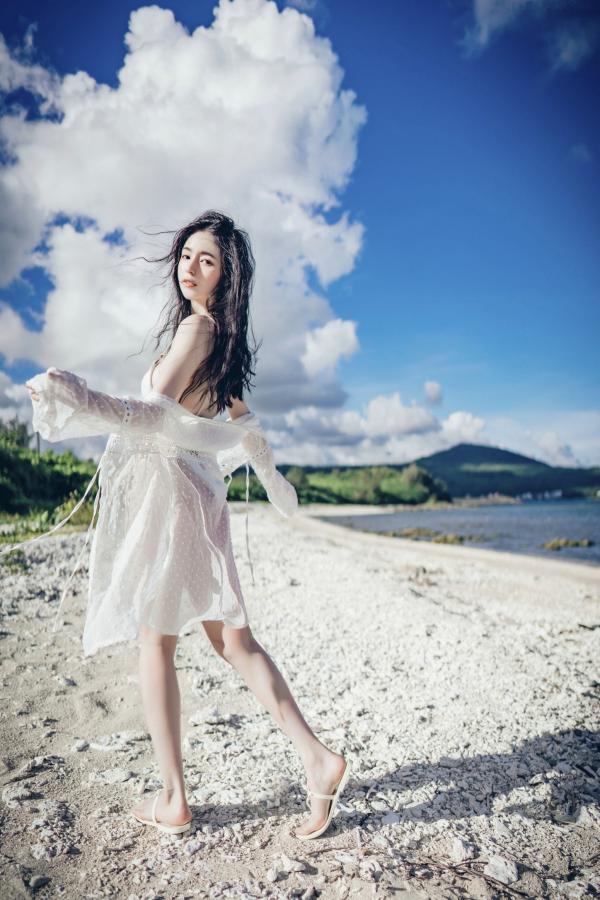    JVID-辰辰-绝美户外写真-比基尼海滩度假-清新可爱与性感诱惑并存-生日特别呈现第56张图片