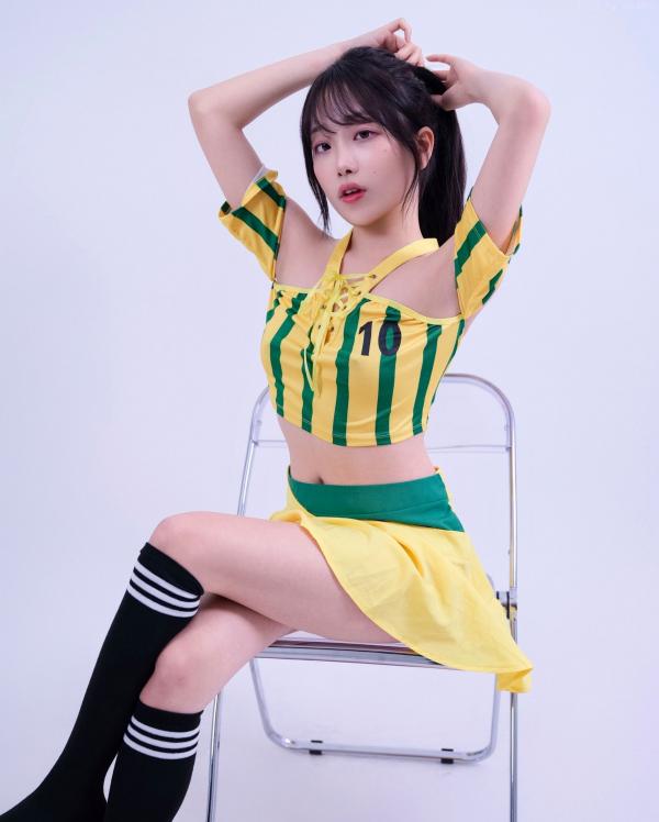    韩国美女-BAEKSULTANG-足球宝贝-Football-fan-GlamARchive第2张图片