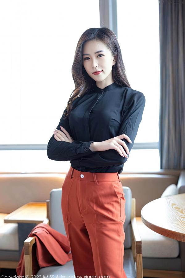    IMiss爱蜜社-717-杨紫嫣Candy：职场OL衬衫与黑丝内衣私房写真，气质性感优雅诱惑第10张图片