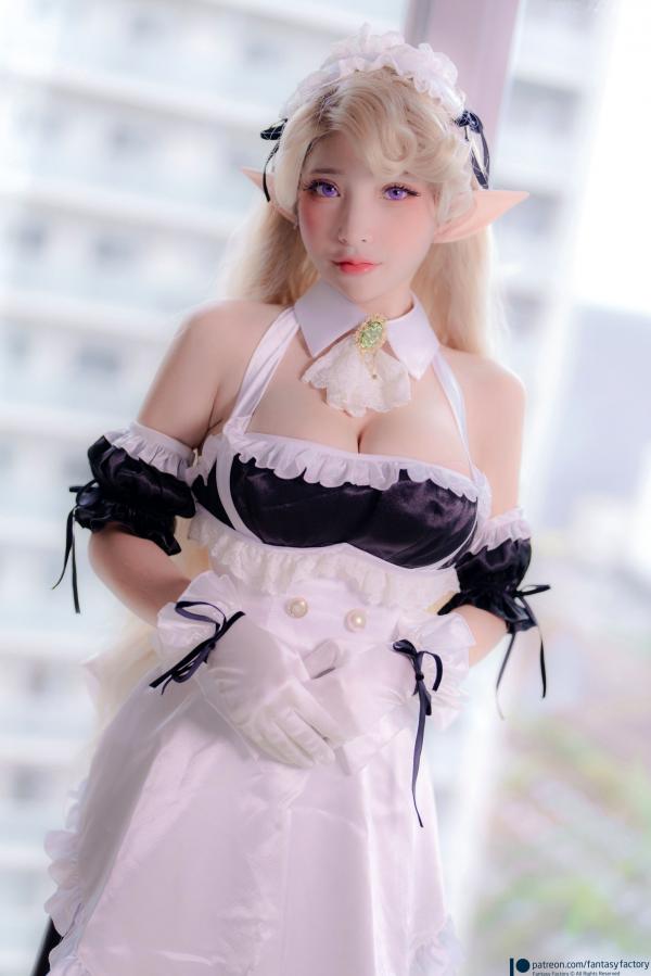    Fantasy Factory 小丁Ding 精灵女仆Cosplay 梦幻仙子纯欲诱惑写真集第1张图片