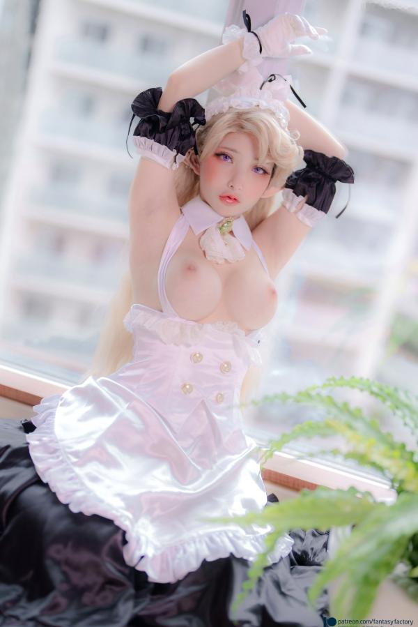    Fantasy Factory 小丁Ding 精灵女仆Cosplay 梦幻仙子纯欲诱惑写真集第2张图片