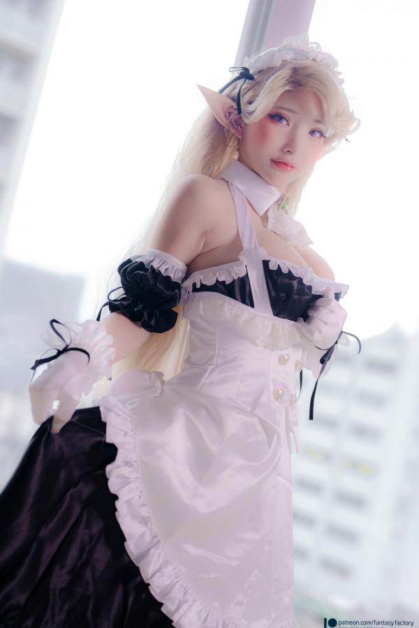    Fantasy Factory 小丁Ding 精灵女仆Cosplay 梦幻仙子纯欲诱惑写真集第19张图片