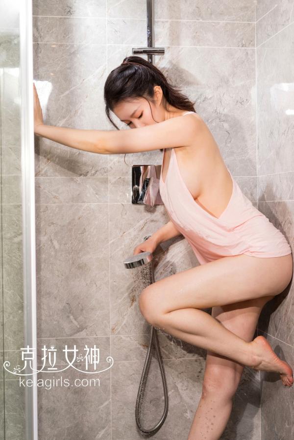    KelaGirls克拉女神-宋黛：浴室湿身诱惑写真，薄纱湿透展现曼妙曲线，水乳交融尽显极致性感魅力第10张图片