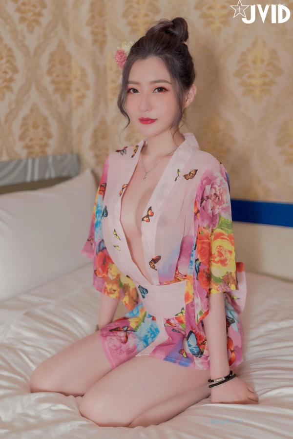    JVID-璃奈酱-日系风情旅馆美人的邂逅-No.573-诱惑和服私房写真-卧室居家女神实拍第1张图片