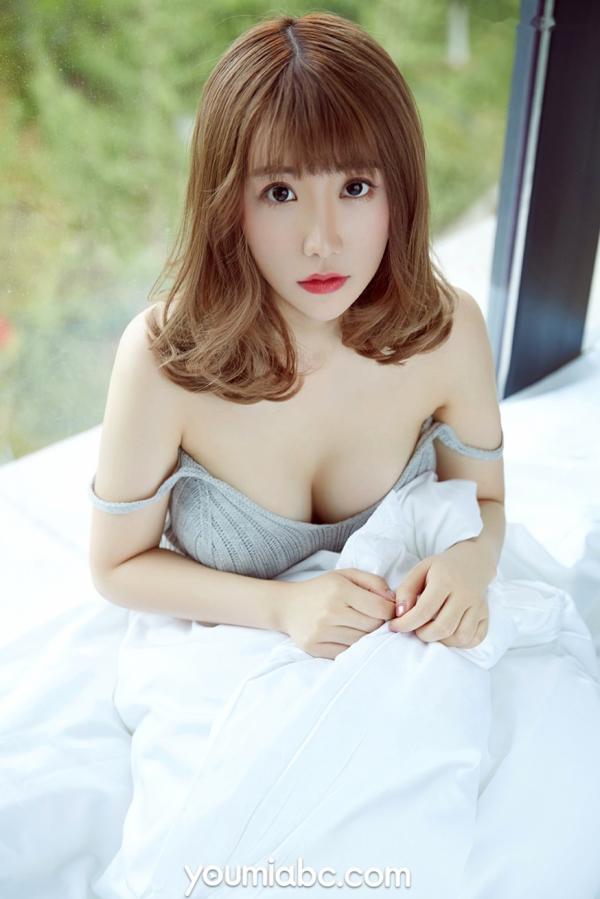    YouMi尤蜜-绯月樱.Cherry-《动情の夏天》私房照：极致针织诱惑与绝美身体曲线，无圣光大尺度第28张图片