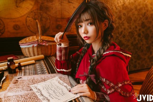    JVID-啾啾-啾啾の奇妙な冒険-小紅帽小公主-角色扮演童话风复古写真-No.604第37张图片
