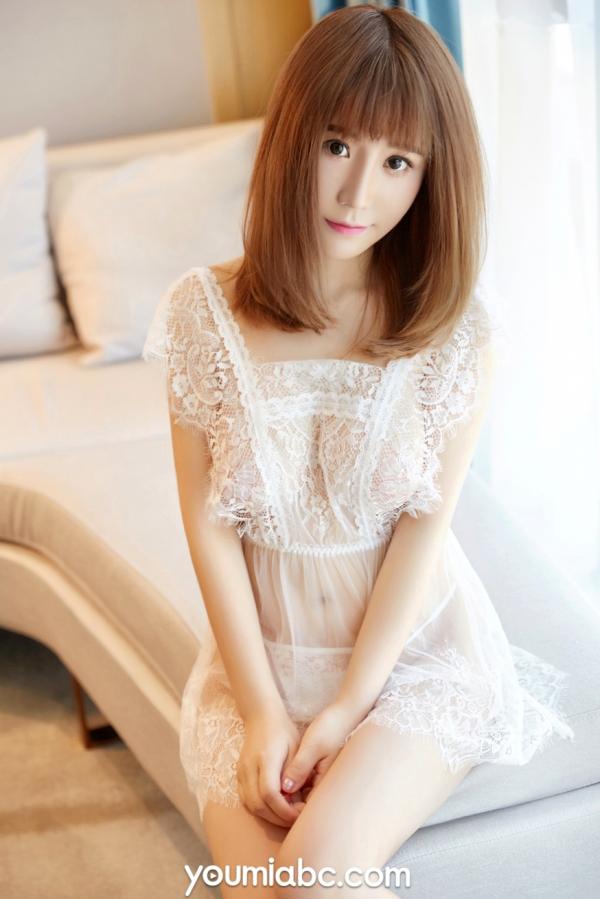    YouMi尤蜜-绯月樱Cherry《纯白蕾丝》私房写真，纯白蕾丝内衣诱惑，展现绝美身姿与柔情风采，无圣光大尺度高清套图第2张图片
