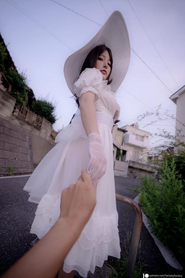    Fantasy-Factory-小丁Ding-八尺大人-Hachishaku-sama-2022.12-户外cos-性感写真-大尺度-白嫩女神第18张图片