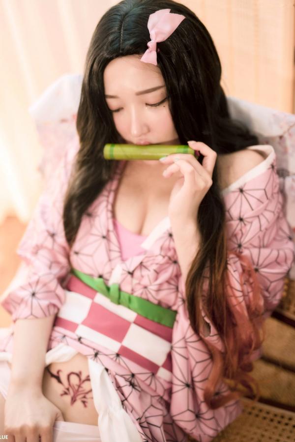    韩国美女孙乐乐Son Ye-eun动漫私房COS大尺度写真，粉嫩诱惑魅惑众生，绝美身姿极致展现！第63张图片