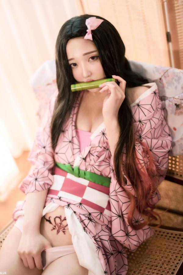    韩国美女孙乐乐Son Ye-eun动漫私房COS大尺度写真，粉嫩诱惑魅惑众生，绝美身姿极致展现！第64张图片