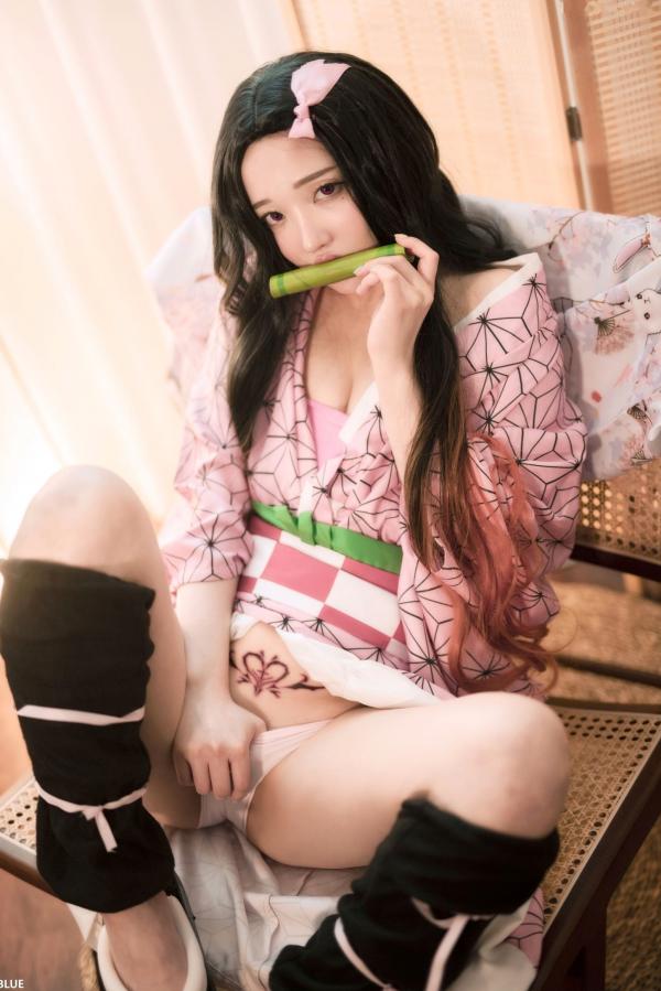    韩国美女孙乐乐Son Ye-eun动漫私房COS大尺度写真，粉嫩诱惑魅惑众生，绝美身姿极致展现！第65张图片