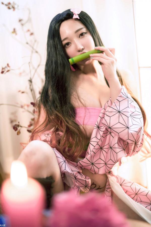    韩国美女孙乐乐Son Ye-eun动漫私房COS大尺度写真，粉嫩诱惑魅惑众生，绝美身姿极致展现！第77张图片