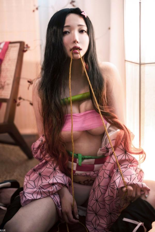    韩国美女孙乐乐Son Ye-eun动漫私房COS大尺度写真，粉嫩诱惑魅惑众生，绝美身姿极致展现！第82张图片